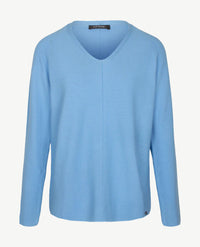 Gollé Haug - Lichte pullover v-hals - Blue