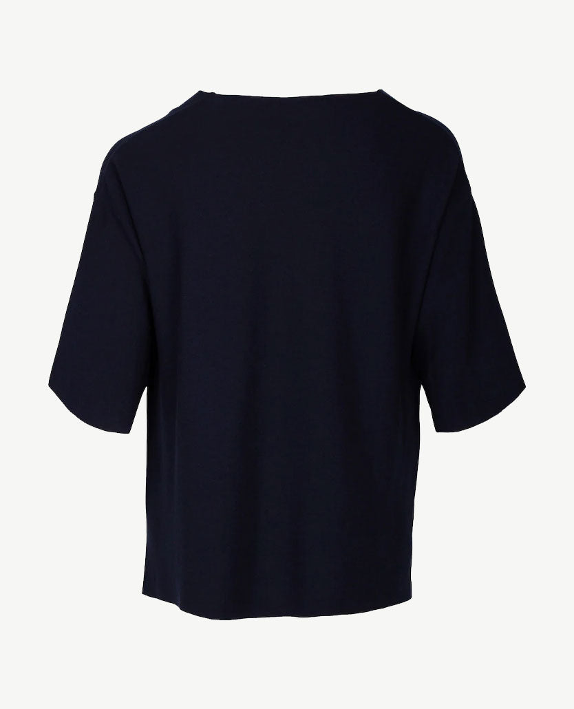 Gollé Haug - Lichte pullover - v-hals - Navy