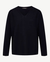 Gollé Haug - Lichte pullover v-hals - Navy