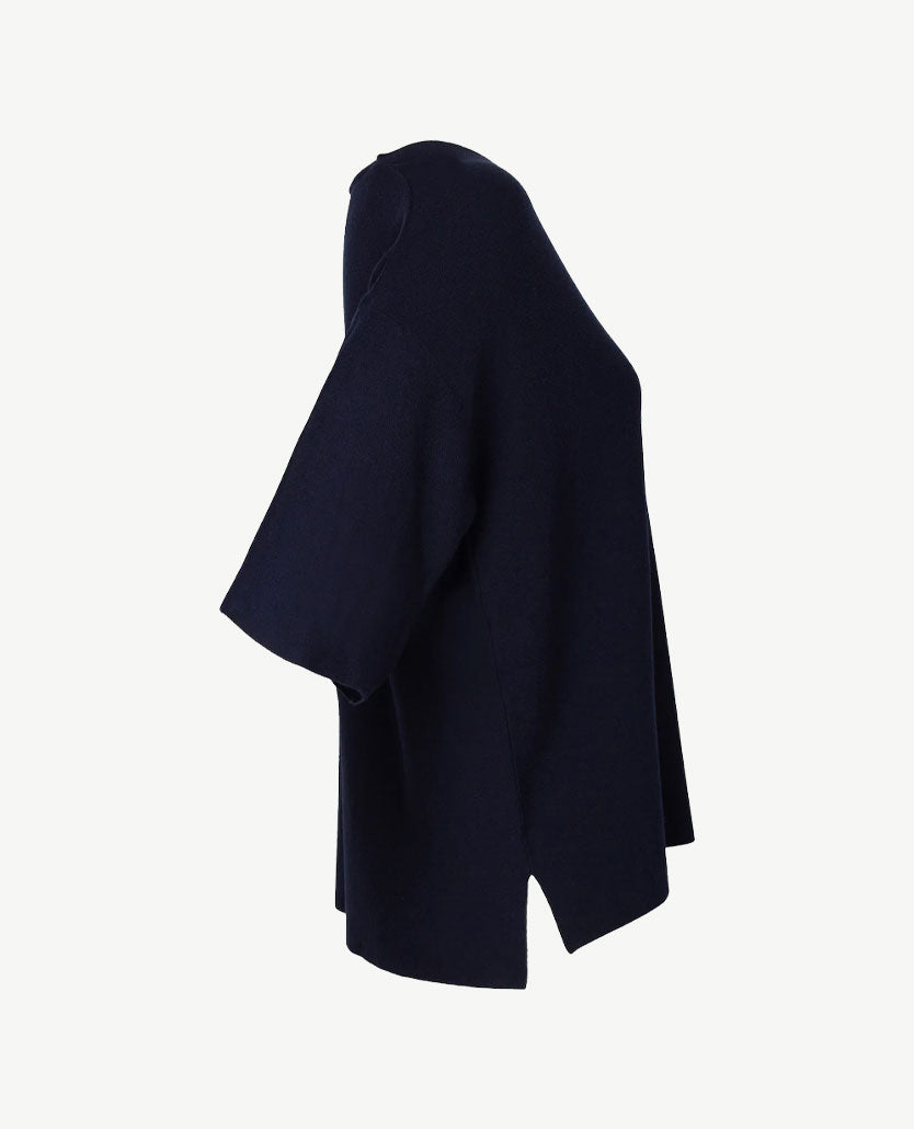 Gollé Haug - Lichte pullover - v-hals - Navy