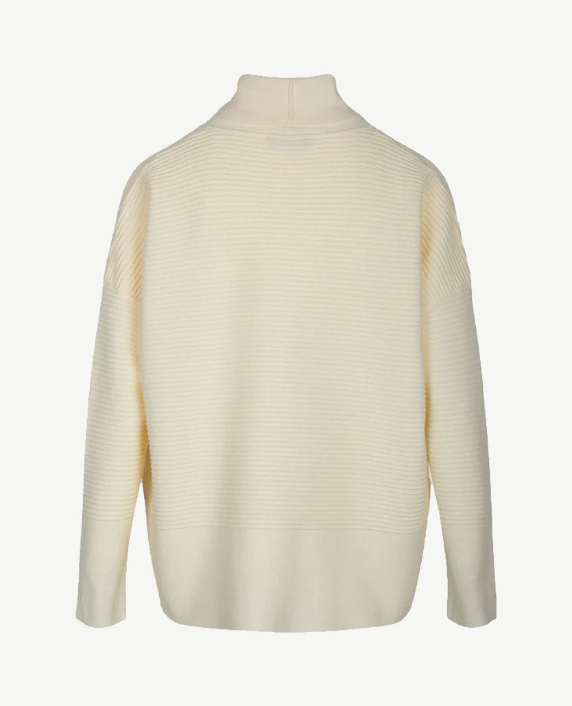 Gollé Haug - Pullover coll - Écru