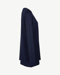 Gollé Haug - Top ronde hals - Navy - extra lang!