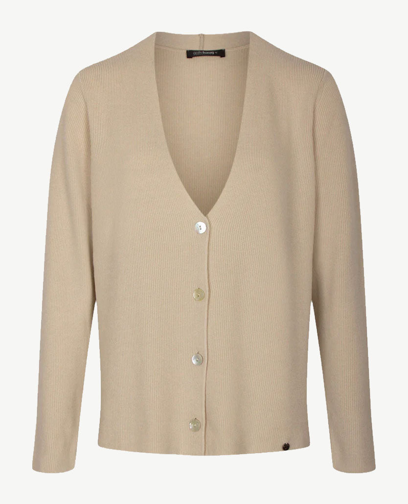 Gollé Haug - Vest - V-hals - Beige