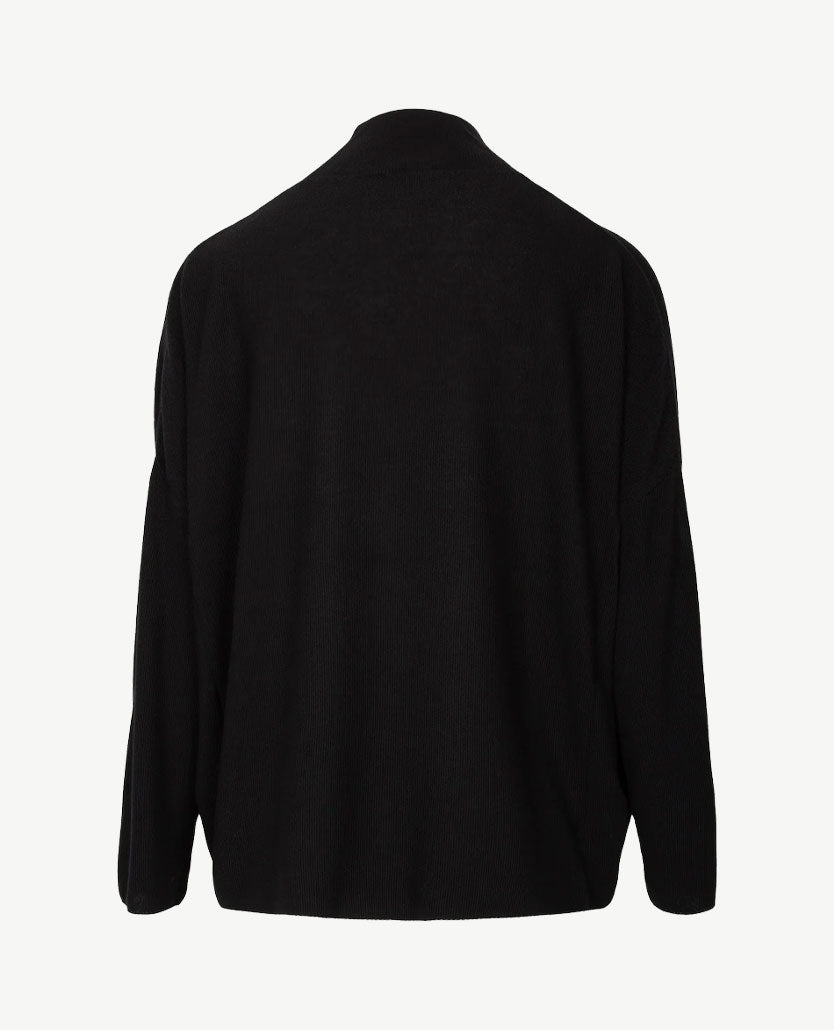 Le Comte - Pullover - Coll - Zwart