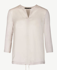 Le Comte - Blouse/tuniek in satijn beige