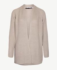 Le Comte - Lang gebreid vest - Beige