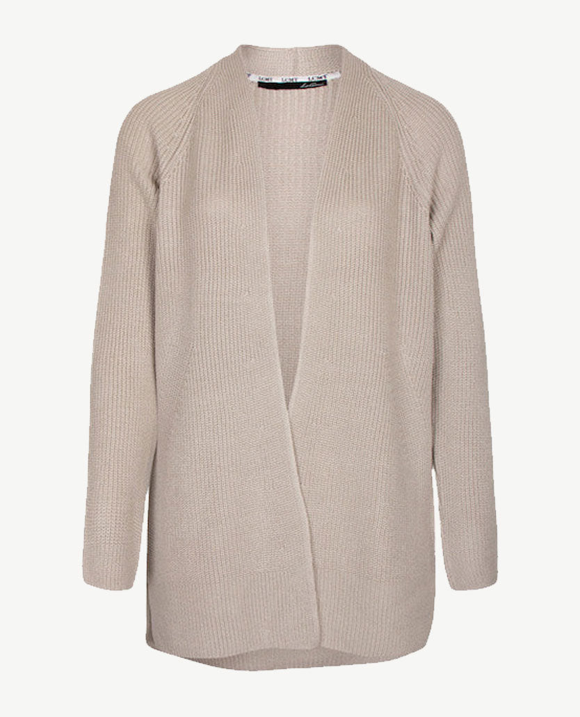 Le Comte - Lang gebreid vest - Beige