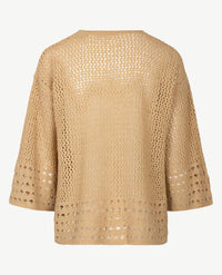 Le Comte - Lichte pullover met ronde hals - Beige