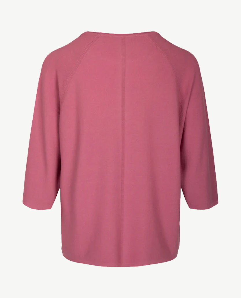 Le Comte - Lichte pullover - ronde hals - Oud rose
