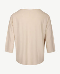 Le Comte - Lichte pullover/top - ronde hals - Beige