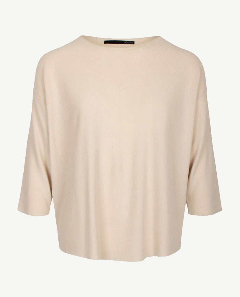 Le Comte - Lichte pullover/top - ronde hals - Beige