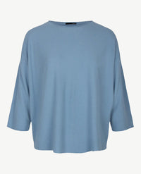 Le Comte - Lichte pullover/top - ronde hals - Blauw