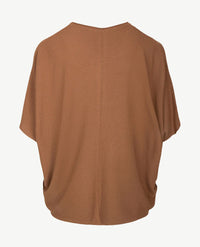 Le Comte - Lichte pullover/top - ronde hals - Roest