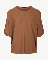 Le Comte - Lichte pullover/top - ronde hals - Roest
