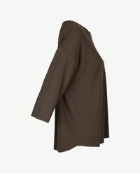 Le Comte - Pullover /top - ronde hals - Khaki
