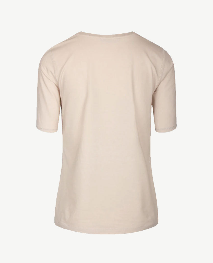 Le Comte - Top - ronde hals - Beige