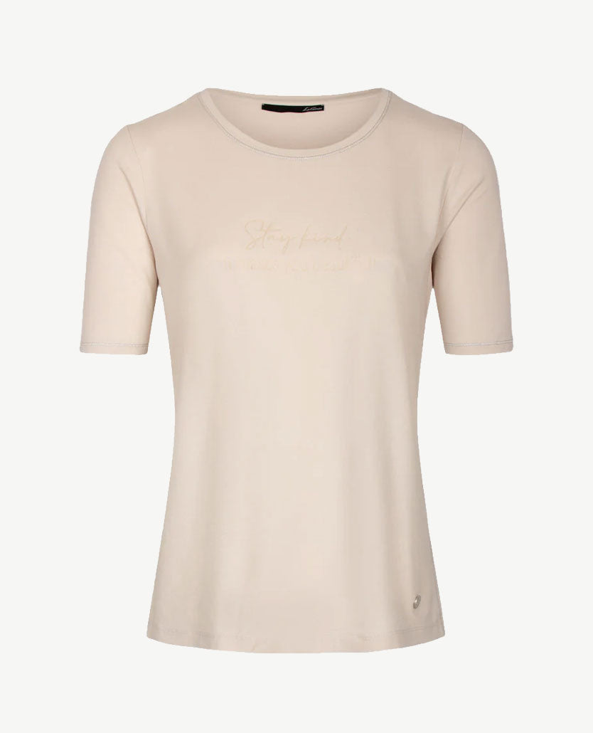 Le Comte - Top - ronde hals - Beige