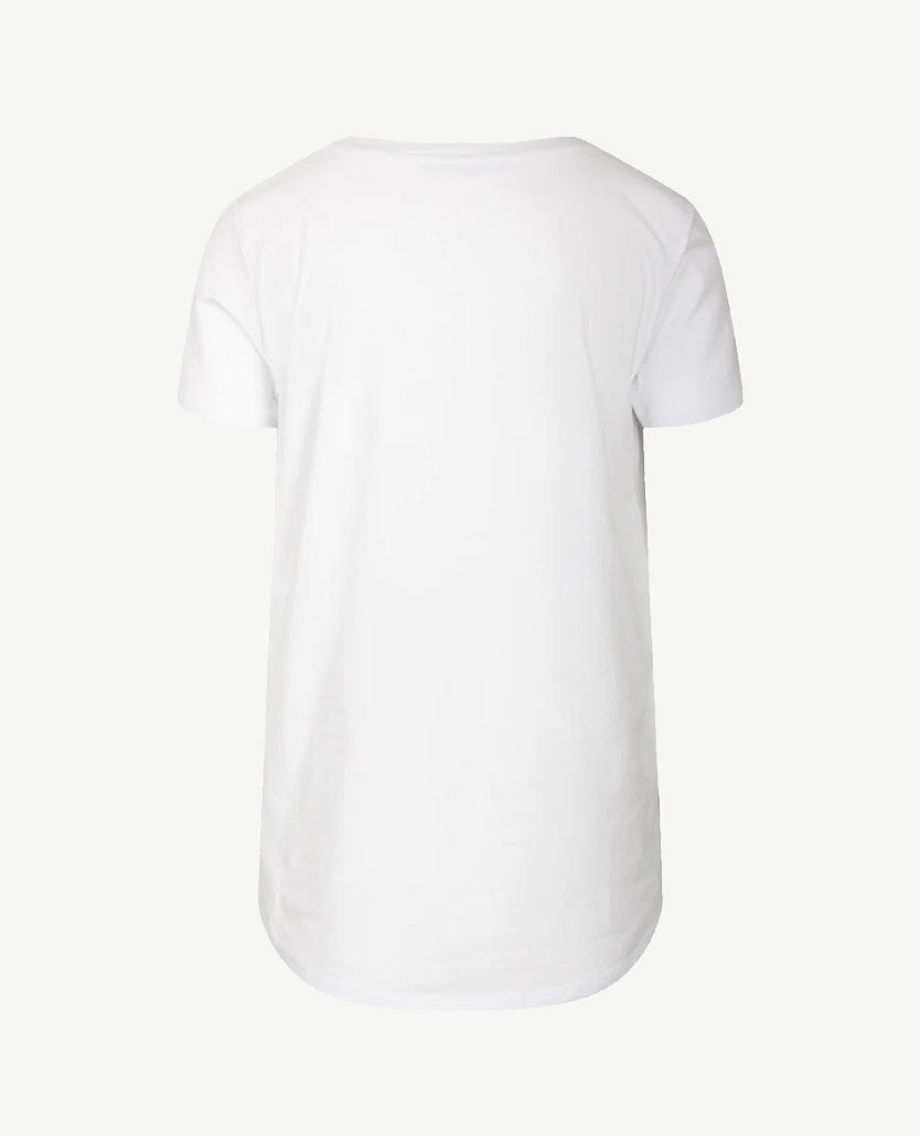Le Comte - Top - ronde hals - Wit
