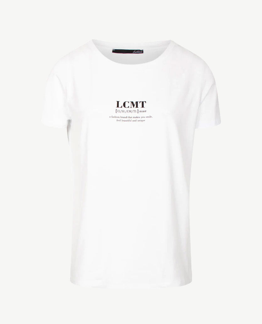 Le Comte - Top - ronde hals - Wit