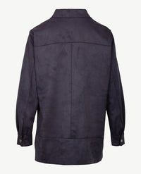 Le Comte - Vestjasje - Vegan suède - Navy blauw