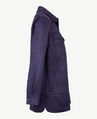 Le Comte - Vestjasje - Vegan suède - Navy blauw
