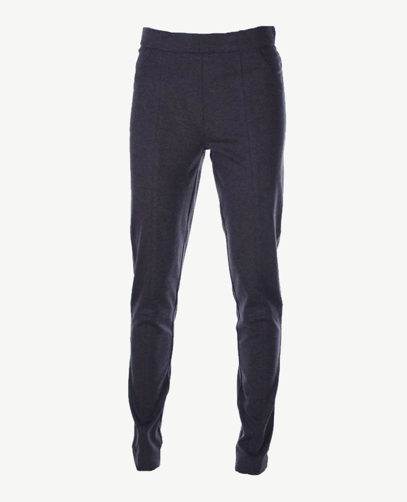 Michèle - Broek Jersey - Elastiek rondom - Antraciet