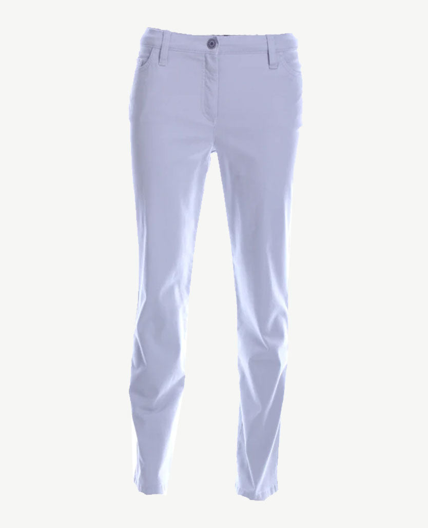 Michèle - Broek Magic - Korte lengte - Pearl grey