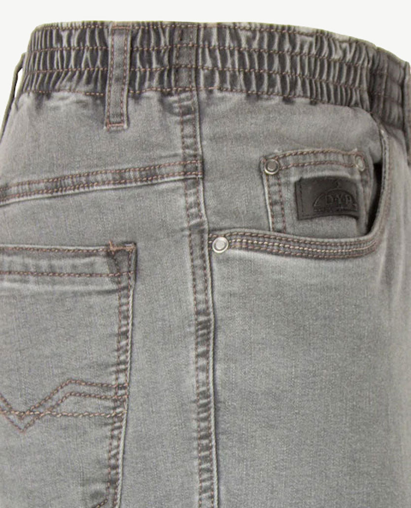 D.Y.P - Oliver - Elastische band - Jeans - Grijs