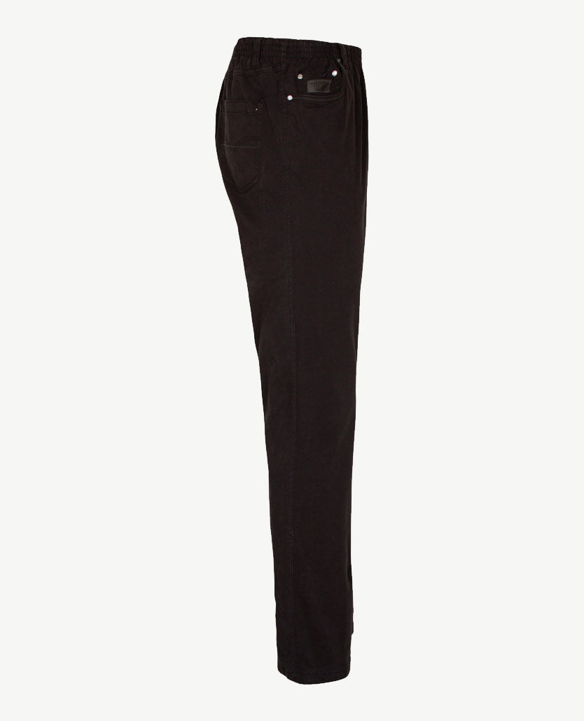 D.Y.P. - Oliver - Elastische band - Katoen - 5-pocket - Zwart