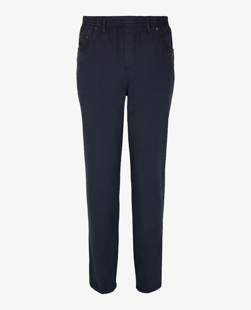 D.Y.P. - Oliver - Elastische band - Katoen - 5-pocket - Marine