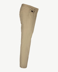 D.Y.P. - Oliver - Elastische band - Katoen - 5-pocket - Structuurtje Beige