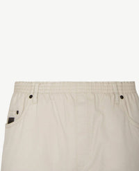 D.Y.P. - Oliver - Elastische band - Luxe katoen - 5-pocket - Beige