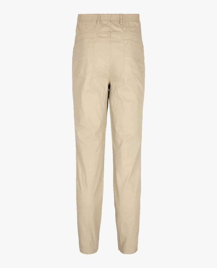 D.Y.P. - Oliver - Elastische band - Luxe katoen - 5-pocket - Klein structuurtje zand