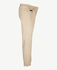D.Y.P. - Oliver - Elastische band - Luxe katoen - 5-pocket - Klein structuurtje zand