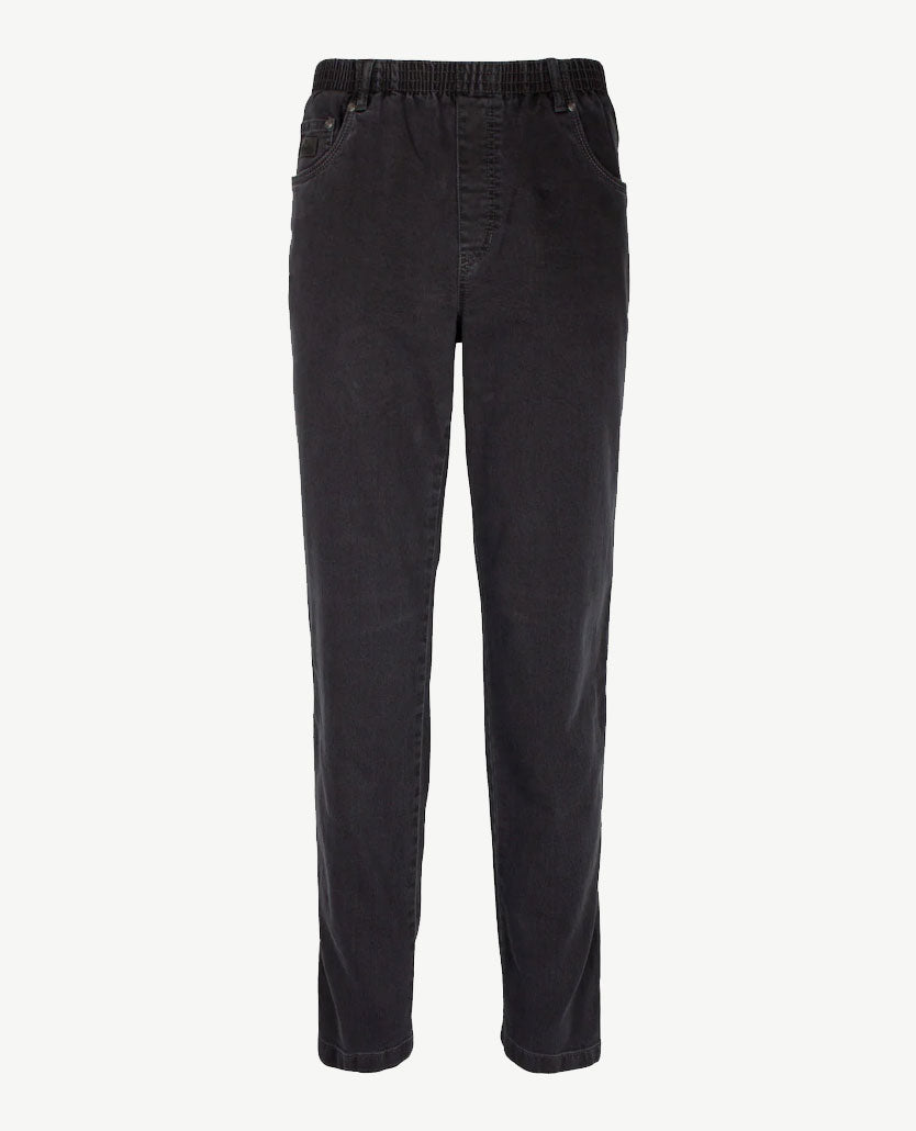 D.Y.P. - Oliver - Elastische band - jeans - 5-pocket - Donker grijs