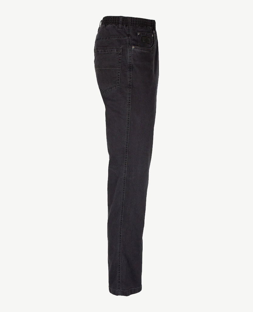 D.Y.P. - Oliver - Elastische band - jeans - 5-pocket - Donker grijs