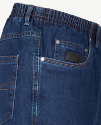 D.Y.P. - Oliver - Elastische band - jeans - 5-pocket - Mid blue