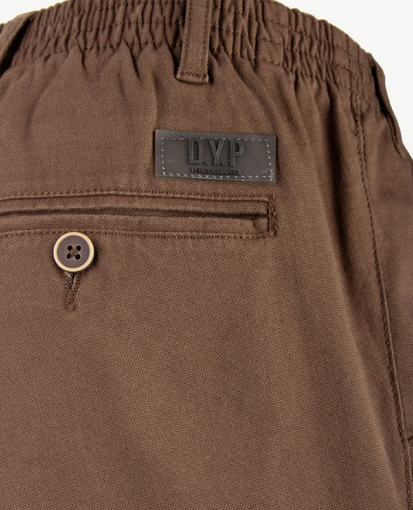 D.Y.P. - Philip - Elastische band - Katoen - Twill - Wallnut