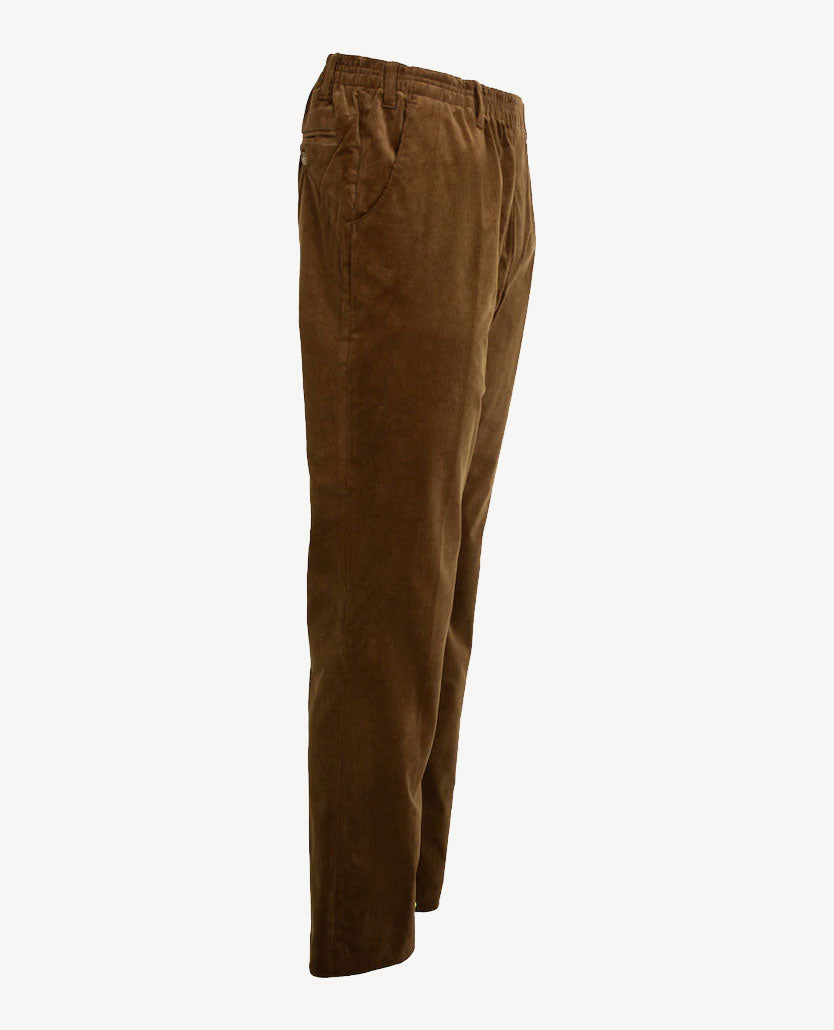 D.Y.P. - Philip - Elastische band - Ribcorduroy - Donker camel