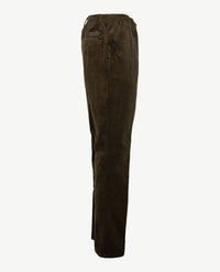 D.Y.P. - Philip - Elastische band - Ribcorduroy - Donkergroen khaki