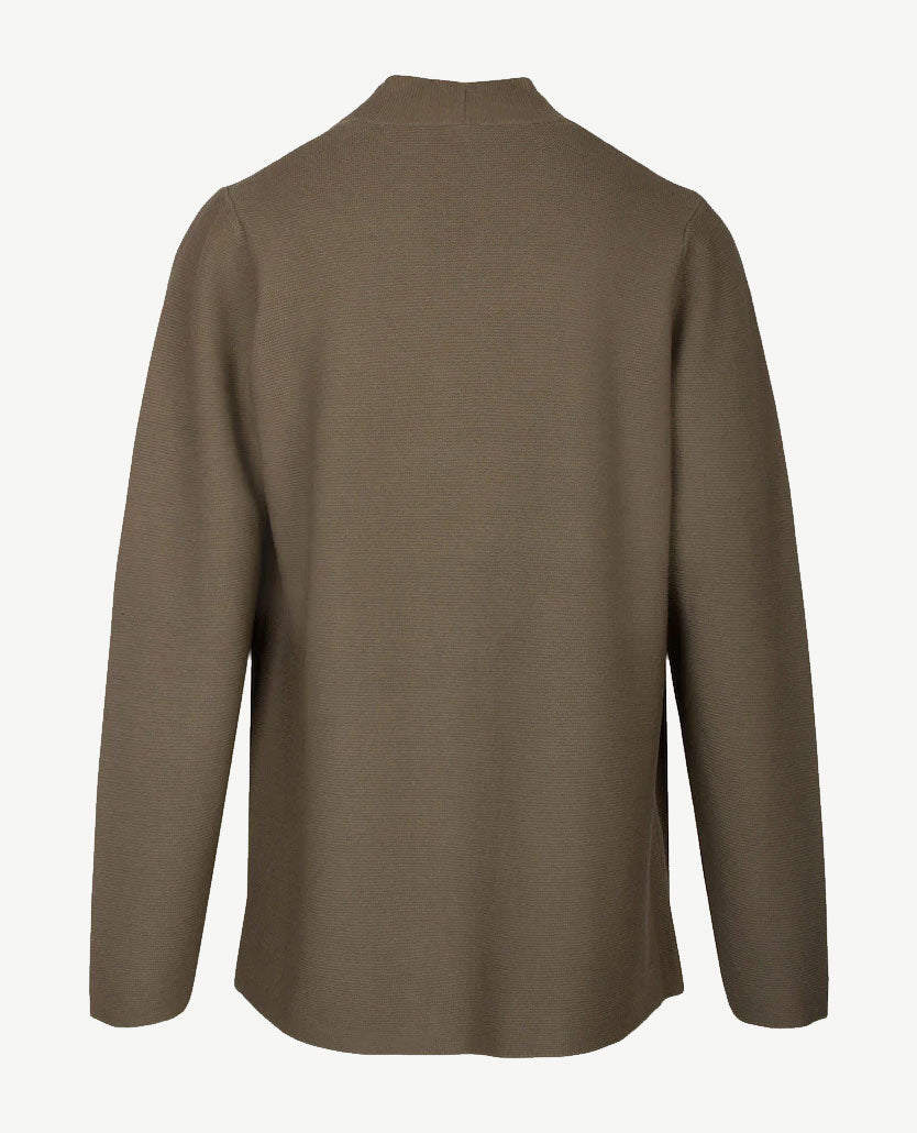 Rabe - Halflang Vest - Donker beige/taupe