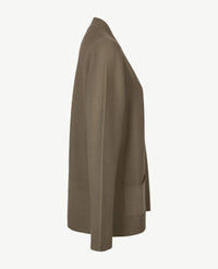 Rabe - Halflang Vest - Donker beige/taupe