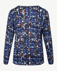 Rabe - Lichte pullover - Blauwen, denim, cognac
