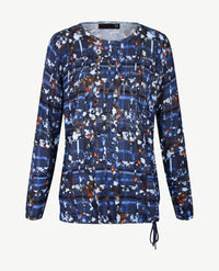 Rabe - Lichte pullover - Blauwen, denim, cognac