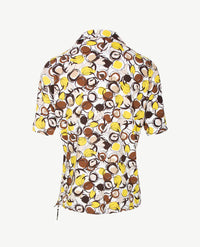 Rabe - Polo - Dessin geel, wit, beige en bruinen