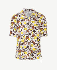 Rabe - Polo - Dessin geel, wit, beige en bruinen