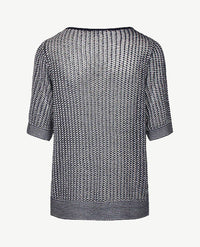 Rabe - Pullover - Navy en wit