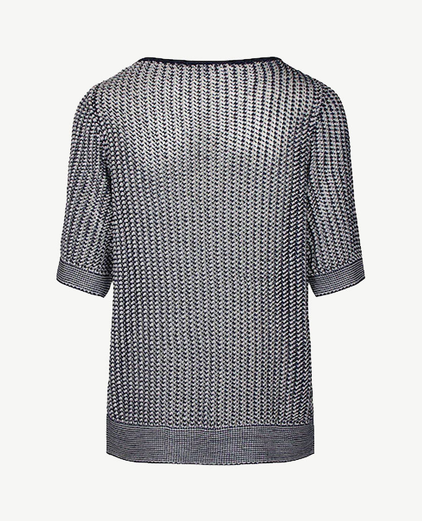 Rabe - Pullover - Navy en wit