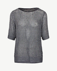 Rabe - Pullover - Navy en wit