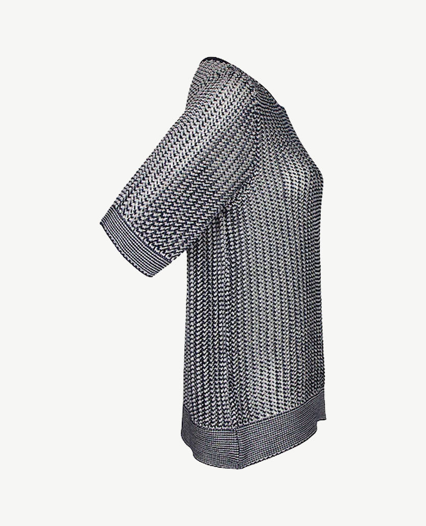 Rabe - Pullover - Navy en wit